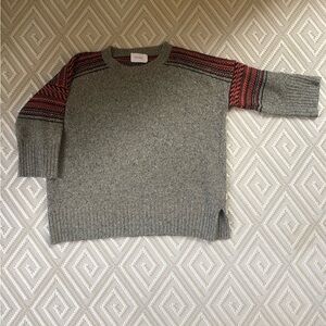 Sita Murt Wool Sweater Shoulder Stripes